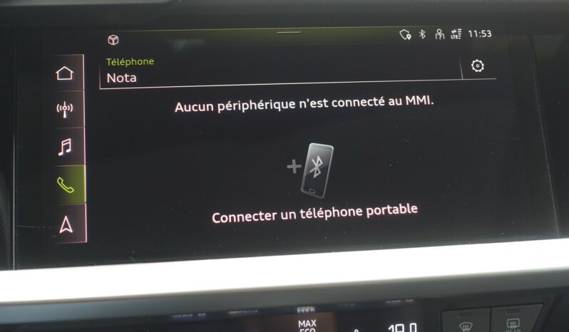 AUDI A3 SPORTBACK 40 TFSI E TRON S-TRONIC 204 CH HYBRIDE RECHARGEABLE S-LINE complet