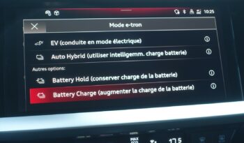 AUDI A3 SPORTBACK 40 TFSI E TRON S-TRONIC 204 CH HYBRIDE RECHARGEABLE complet