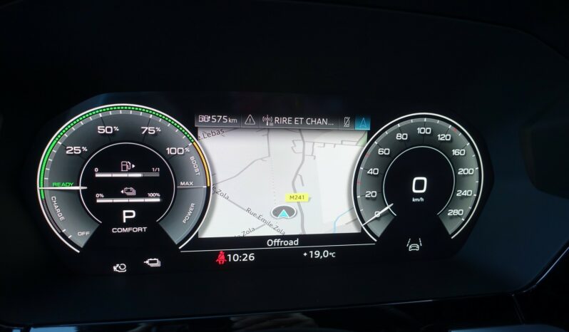AUDI A3 SPORTBACK 40 TFSI E TRON S-TRONIC 204 CH HYBRIDE RECHARGEABLE complet