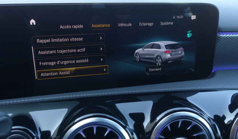 MERCEDES CLASSE A 250 E 8G-DCT 218 CH HYBRIDE RECHARGEABLE complet