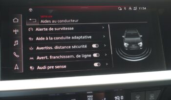AUDI A3 SPORTBACK 40 TFSI E TRON S-TRONIC 204 CH HYBRIDE RECHARGEABLE S-LINE complet
