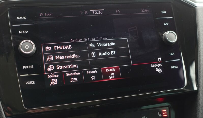 VOLKSWAGEN PASSAT SW 218 CH GTE HYBRIDE RECHARGEABLE DSG complet