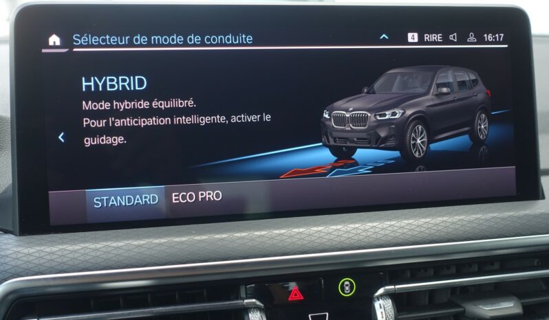 BMW X3 X-DRIVE 30EA HYBRIDE RECHARGEABLE 292 CH BVA PACK M complet