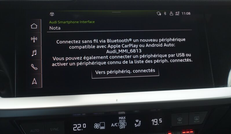 AUDI A3 SPORTBACK 45 COMPETITION TFSI E TRON S-TRONIC 245 CH HYBRIDE RECHARGEABLE S-LINE complet