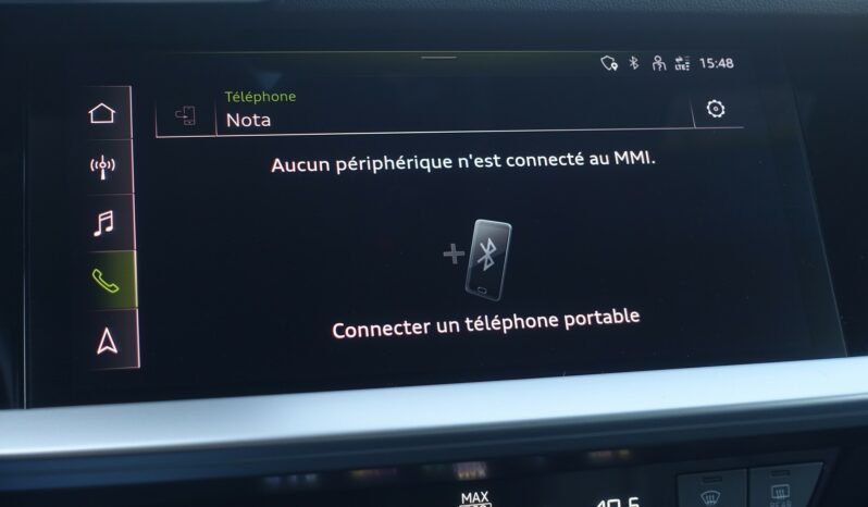 AUDI A3 SPORTBACK 40 TFSI E TRON S-TRONIC 204 CH HYBRIDE RECHARGEABLE complet