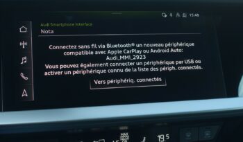AUDI A3 SPORTBACK 40 TFSI E TRON S-TRONIC 204 CH HYBRIDE RECHARGEABLE complet