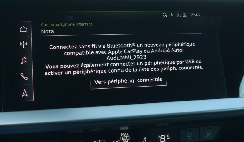 AUDI A3 SPORTBACK 40 TFSI E TRON S-TRONIC 204 CH HYBRIDE RECHARGEABLE complet