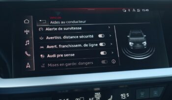 AUDI A3 SPORTBACK 40 TFSI E TRON S-TRONIC 204 CH HYBRIDE RECHARGEABLE complet