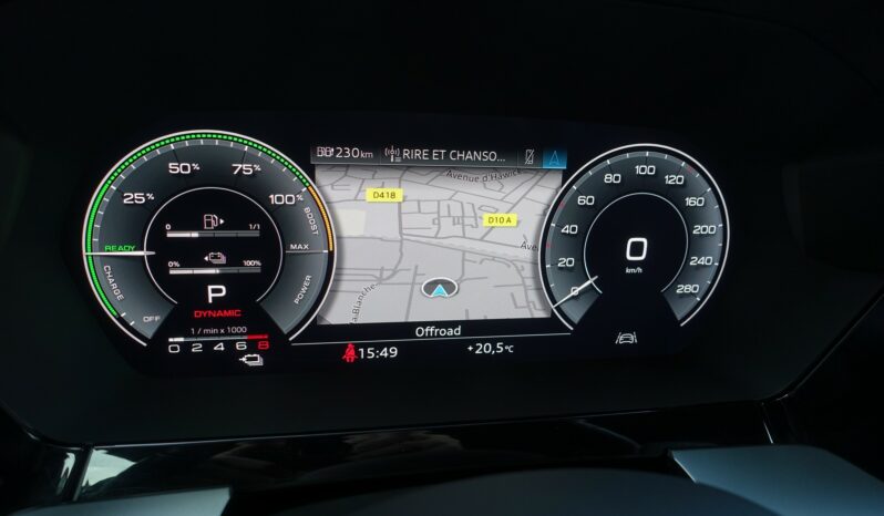 AUDI A3 SPORTBACK 40 TFSI E TRON S-TRONIC 204 CH HYBRIDE RECHARGEABLE complet