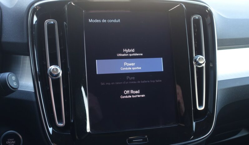 VOLVO XC 40 T4 HYBRIDE RECHARGEABLE GEARTRONIC 211 CH  INSCRIPTION complet