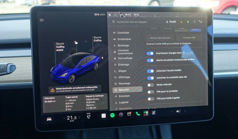 TESLA MODEL 3 STANDARD PLUS RWD 208 KW complet