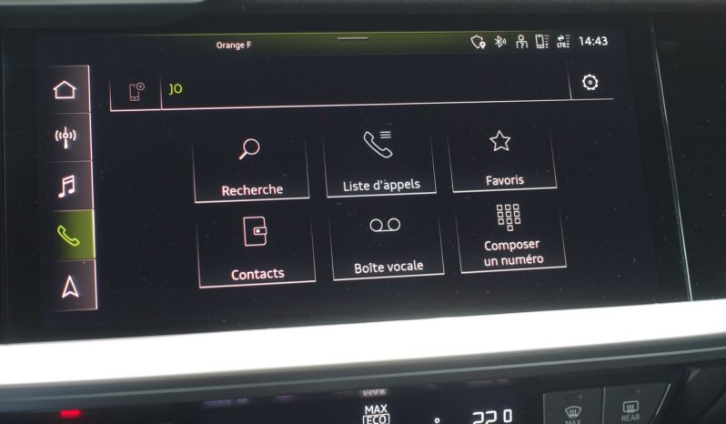 AUDI A3 SPORTBACK 45 COMPETITION TFSI E TRON S-TRONIC 245 CH HYBRIDE RECHARGEABLE S-LINE complet
